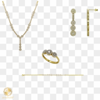 Jewelry Set By Gold - Locket, HD Png Download