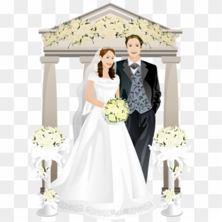 Casamento Wedding Art, Wedding Album, Wedding Images, - Vestido De Noiva E Noivo, HD Png Download