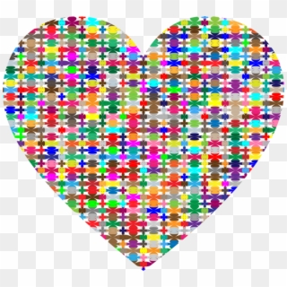 Computer Icons Abstract - Mosaic Heart Clipart, HD Png Download
