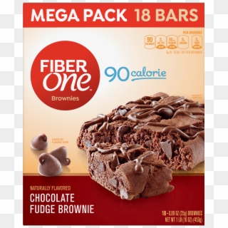 Fiber One 90 Calorie Chocolate Fudge Brownie Mega Pack - Fiber One Brownie, HD Png Download