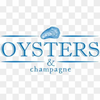 Oysters Champagne Logo-blue Nohac - Drawing, HD Png Download