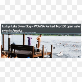 Cropped Header Luckyslakeswim 2014 - Luckys Lake Swim, HD Png Download