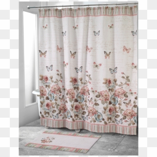 Transparent Shower Curtain With Design, HD Png Download