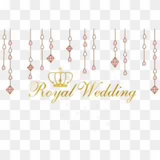 #royalwedding #curtain #jewels #background #hearts - Royal Wedding Logo Png, Transparent Png