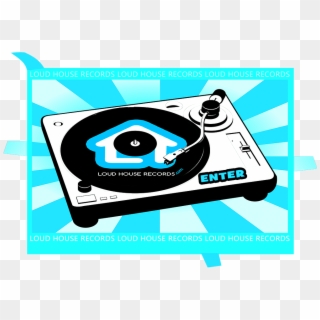 Turntable Vector, HD Png Download
