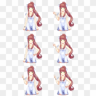 Emptymug - Monika After Story Sprites, HD Png Download , Transparent Png  Image - PNGitem in 2023