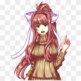 Aww Dorable - Monika In A Sweater, HD Png Download