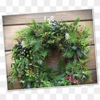 Holiday Wreath Png Transparent Background - Wreath, Png Download