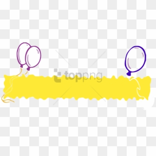 Free Png Blank Birthday Banner Png Image With Transparent - Illustration, Png Download