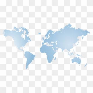 Wireframe Map Of The World - World Map Single Color, HD Png Download