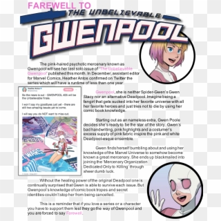 Gwenpool, HD Png Download