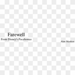 Farewell - Toad's Factory Sheet Music Clarinet, HD Png Download