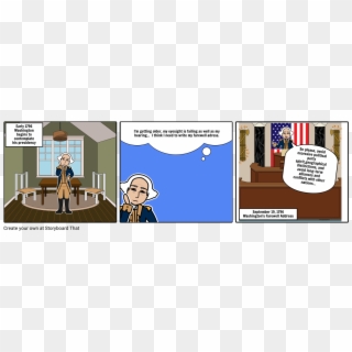 Washington's Farewell Address - Storyboard, HD Png Download