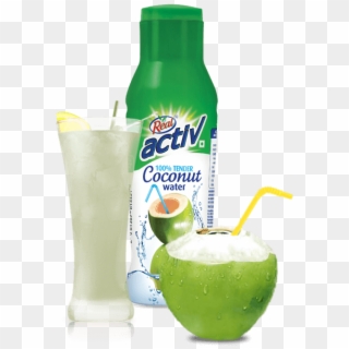 Real Coconut Water - Real Active Coconut Water Png, Transparent Png