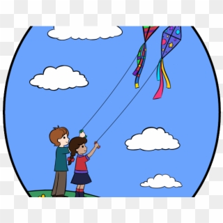 Kite Clipart Fying - Spring Clip Art, HD Png Download