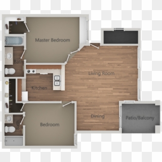 Click To Zoom A - Floor Plan, HD Png Download
