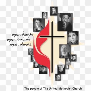 Cross-flame - United Methodist Church Graphic, HD Png Download