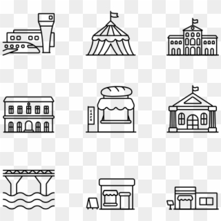 Buildings - Icon, HD Png Download