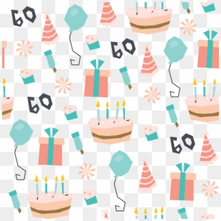 Birthday Party Background Pattern, HD Png Download