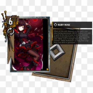 Rwby Gwent Cards - Geralt Quen, HD Png Download