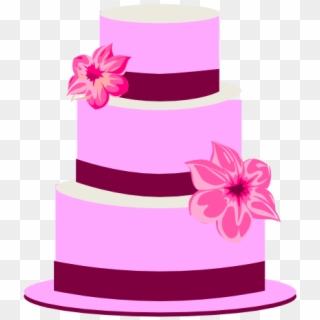Clipart Cake Vector - Wedding Cake Clipart, HD Png Download