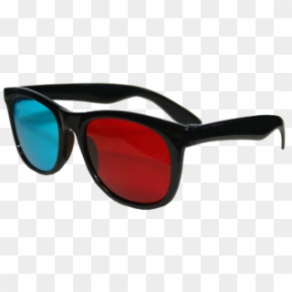 Red/cyan 3d Glasses - Sunglasses, HD Png Download