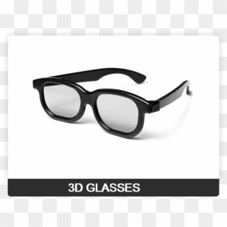 3d Glasses - Monochrome, HD Png Download