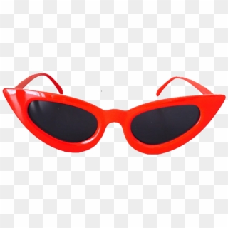 Glasses Red Aesthetic Tumblr - Aesthetic Red Glasses, HD Png Download