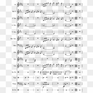 Xxx Dank Memes Xxx For Concert Band Sheet Music 3 Of - Geniously Hacked Bebop Piano, HD Png Download