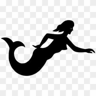 For Free Download On Mbtskoudsalg Images - Clipart Transparent Silhouette Mermaid Tail, HD Png Download