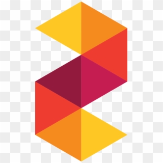 Red Yellow Orange Triangle Logo - Graphic Design, HD Png Download