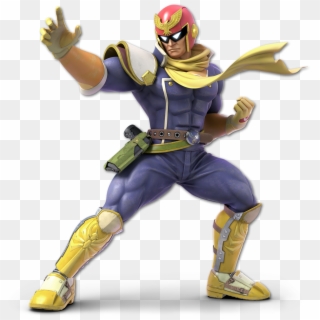 Figurine Toy - Captain Falcon Smash Ultimate Render, HD Png Download