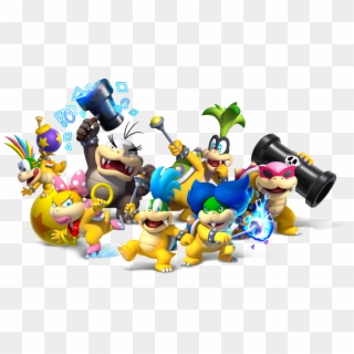 Other Playable Characters - Mario The Koopalings, HD Png Download