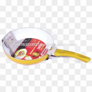 Yellow Ceramic Aluminum Frying Honey's Pan Size 22 - Chảo Ceramic Cao Cấp Honey's Ho Af1c221 Size 22 Cm, HD Png Download