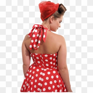 Pinup Red Dress, HD Png Download