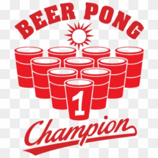 Beer Pong Png - Beer Pong Champion Png, Transparent Png