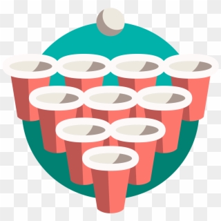 Open - Beer Pong Icon Png, Transparent Png