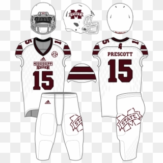 Picture - Mississippi State Football Uniform, HD Png Download