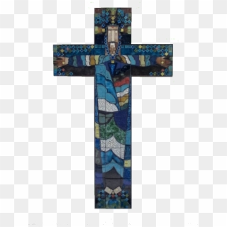 Cross - Cross Stained Glass Png, Transparent Png