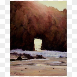 Waterscapes Esther Engelman Artist The Key Hole - Natural Arch, HD Png Download