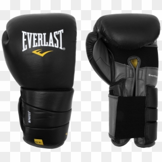 Black Boxing Gloves Png Image - Everlast Leather Pro 3 Boxing Gloves, Transparent Png