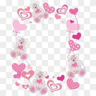 Borders For Paper, Borders And Frames, Cute Frames, - Cute Heart Frame Png, Transparent Png