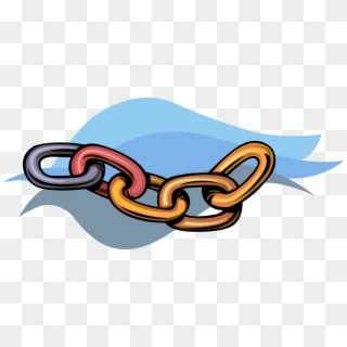 Vector Illustration Of Marine Docking Chain Links With - Illustration, HD Png Download