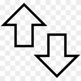 Up And Down Arrows - Up And Down Arrow Clipart, HD Png Download