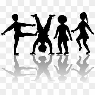 Kids Playing Silhouette Png -registration - Children Having Fun And Playing, Transparent Png