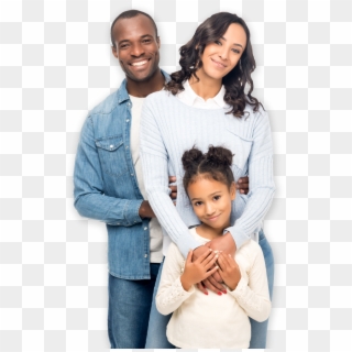 Happy African American Family, HD Png Download