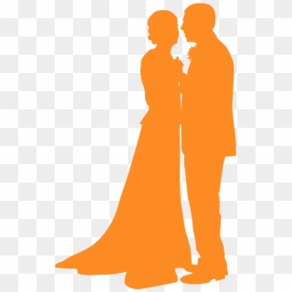 Wedding Couple Silhouette Dancing, HD Png Download