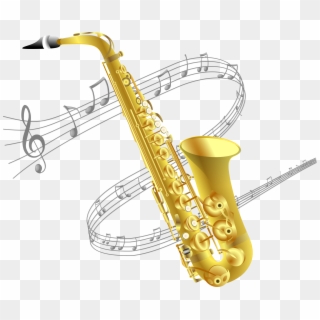 Baritone Saxophone Musical Instruments Brass Instruments - Transparent Background Saxophone Clipart, HD Png Download