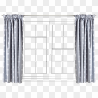 Clip Art Child Room Curtains - Curtain Children Room Png, Transparent Png