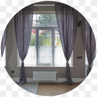 Bigstock New Modern Window With Curtain - Tende Da Sala Moderne, HD Png Download